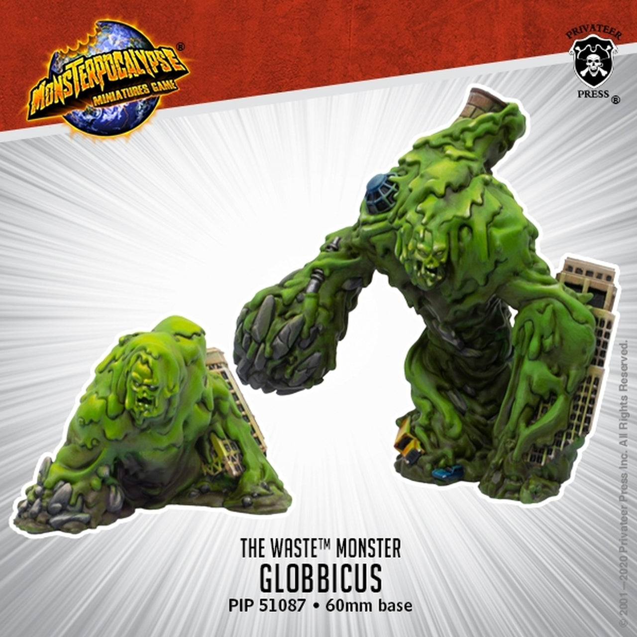 Monsterpocalypse - Waste Monster: Globbicus - Bards & Cards