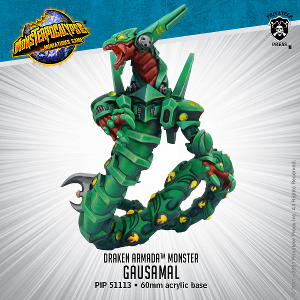 Monsterpocalypse - Draken Armada Monster: Gausamal - Bards & Cards