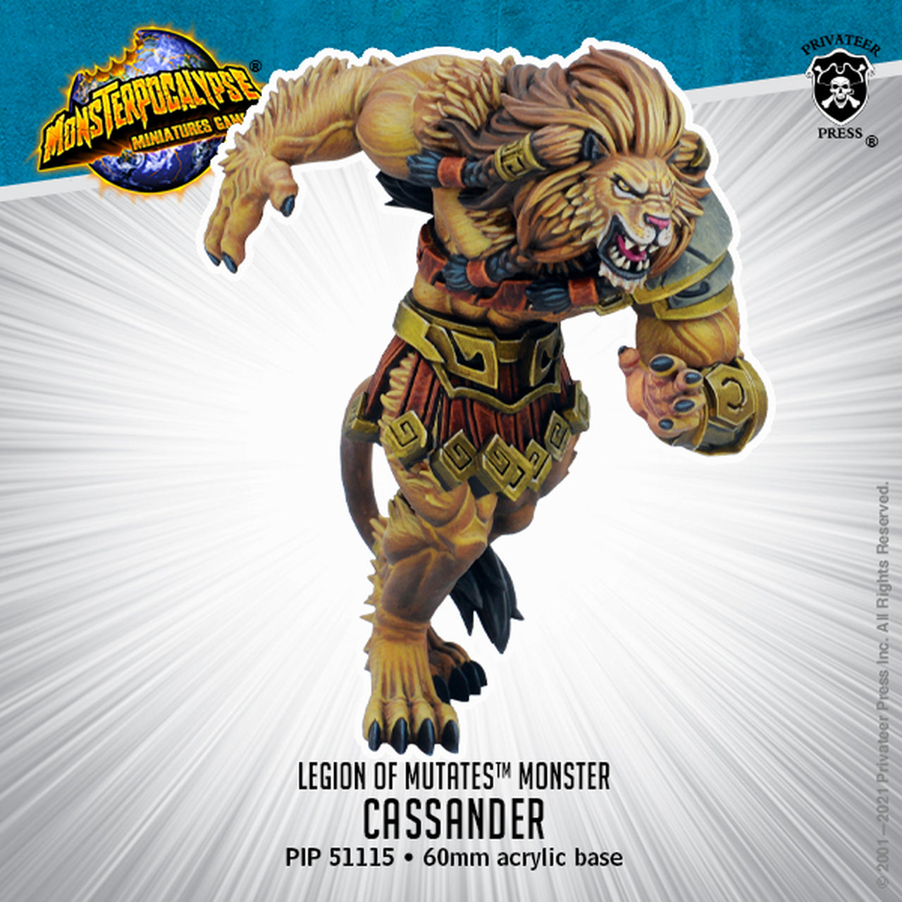Monsterpocalypse - Legion of Mutates Monster: Cassander - Bards & Cards