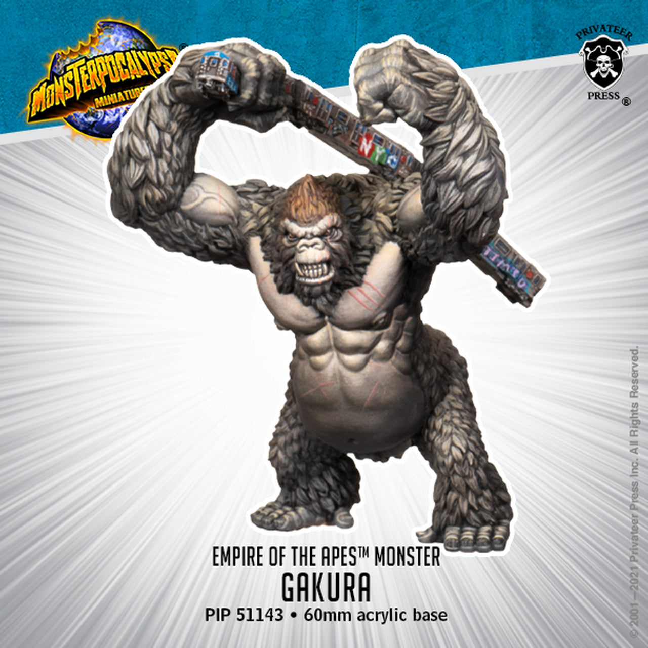 Monsterpocalypse - Empire of the Apes Monster: Gakura - Bards & Cards