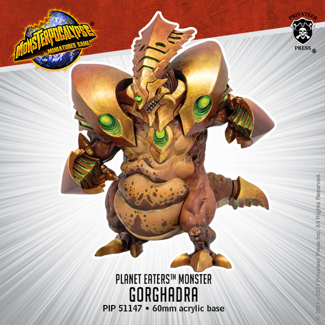 Monsterpocalypse - Planet Eaters Monster: Gorghadra - Bards & Cards