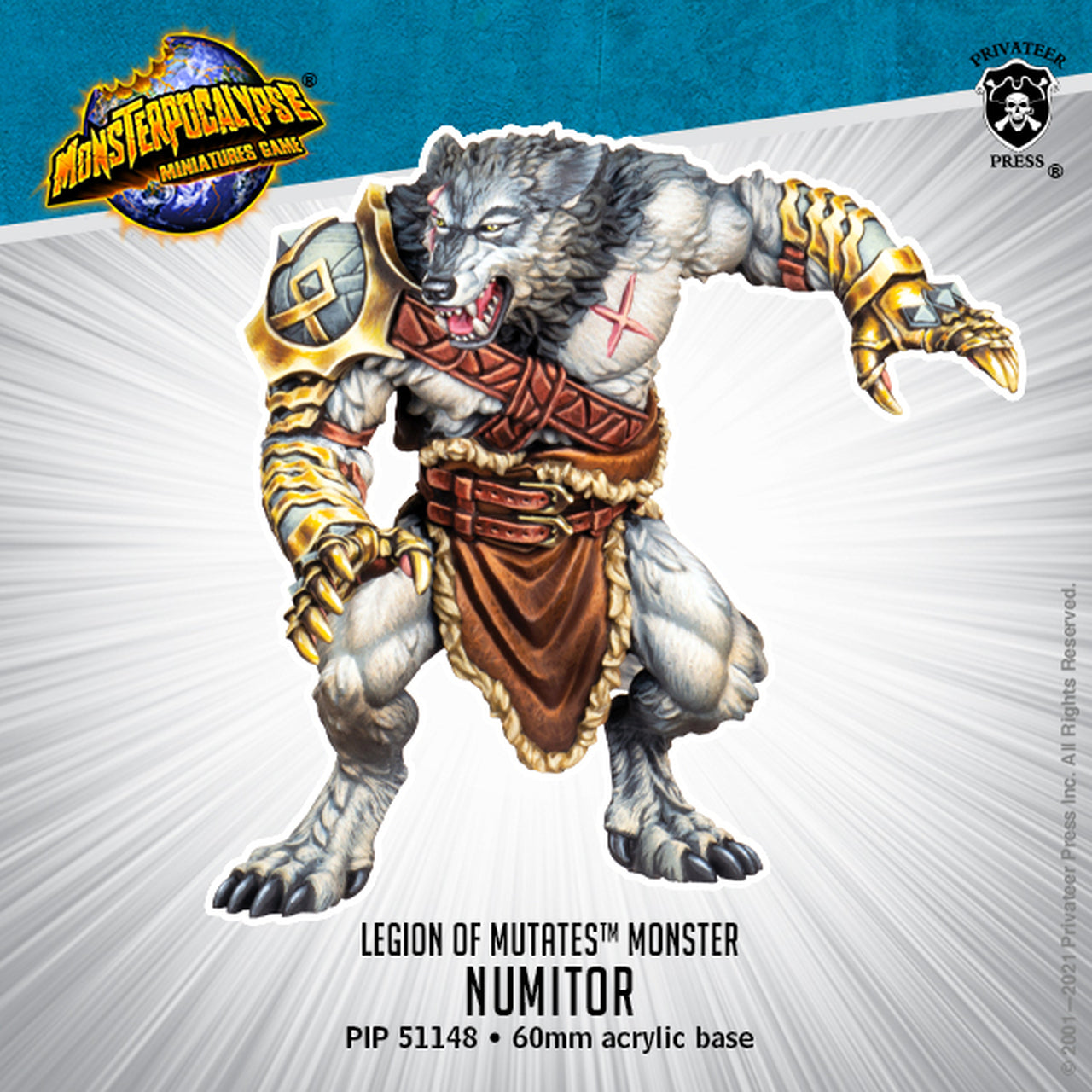 Monsterpocalypse - Legion of Mutates Monster: Numitor - Bards & Cards