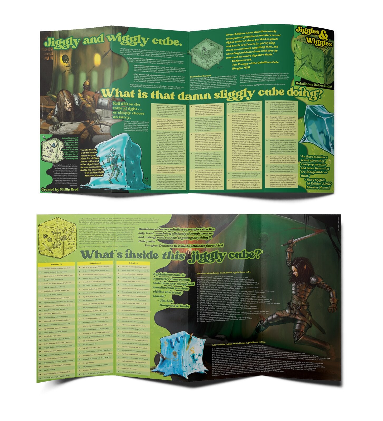 Jiggles & Wiggles, by Philip Reed: Gelatinous Cubes Rule! - Bards & Cards