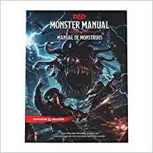 Dungeons & Dragons Monster Manual: Manual de Monstruos (Spanish Edition) - Bards & Cards