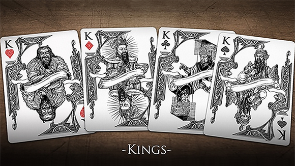 Bicycle Middle Kingdom (White) Playing Cards - Bards & Cards