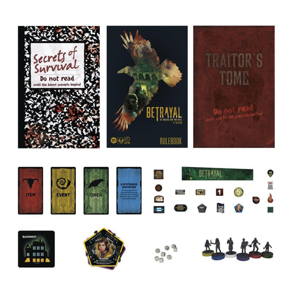 Betrayal at House on the Hill 3rd Edition - Bards & Cards
