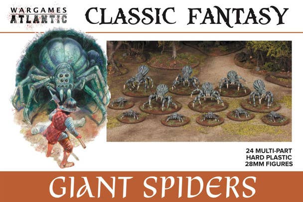 Wargames Atlantic - Classic Fantasy: Giant Spiders - Bards & Cards