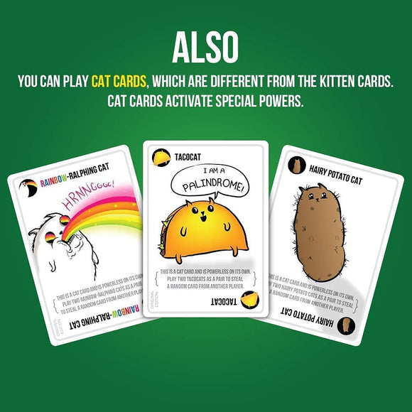 Exploding Kittens: Streaking Kittens Expansion - Bards & Cards