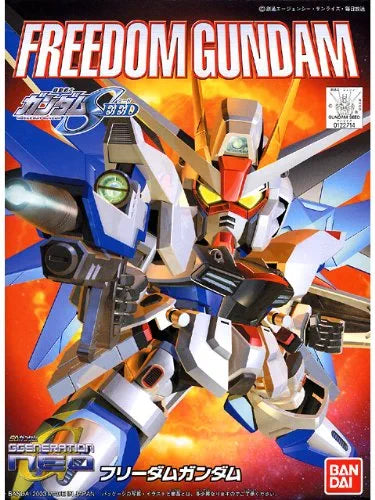 Bandai Hobby BB#257 Freedom Gundam, Bandai SD Action Figure - Bards & Cards