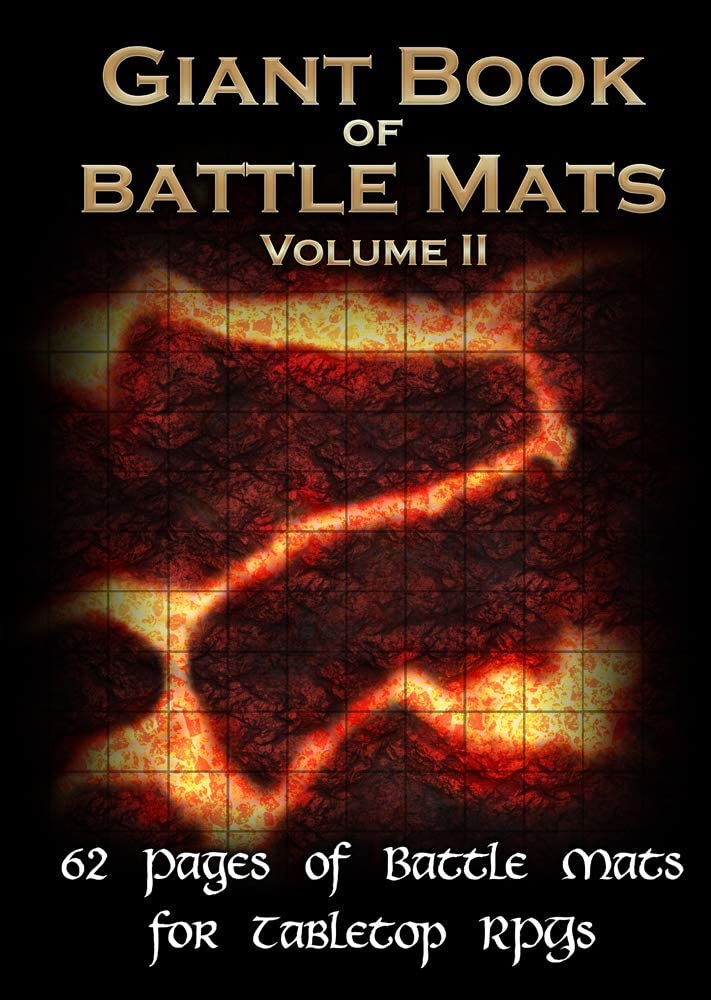 Battle Mats: Giant Book of Battle Mats Vol 3 - Bards & Cards