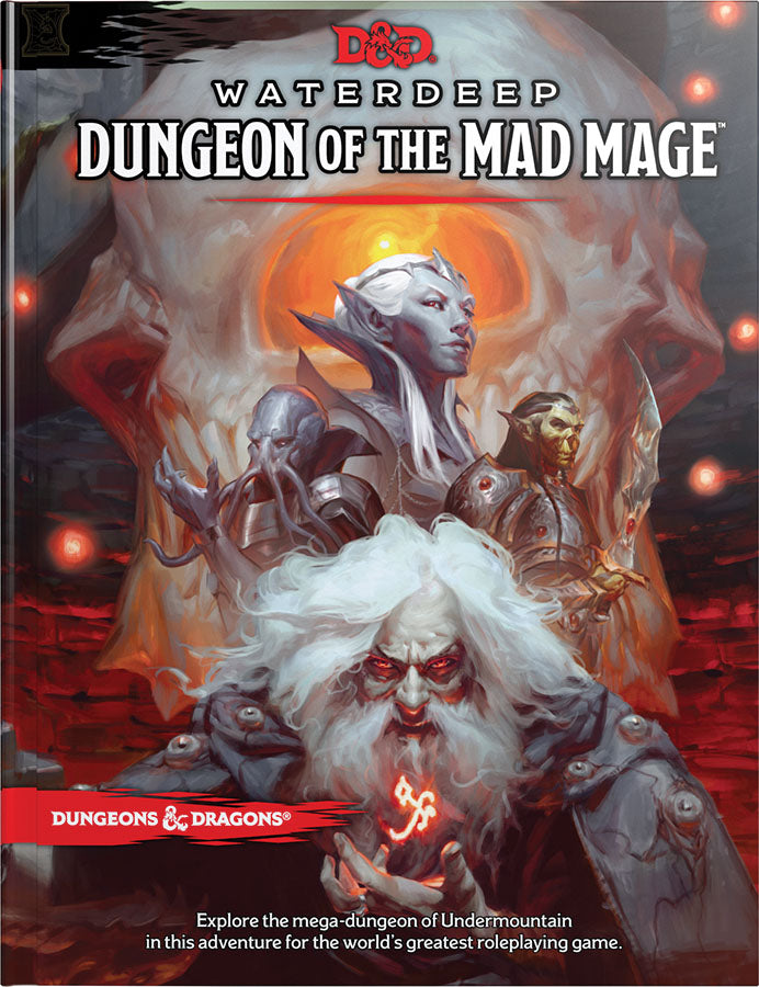 Dungeons & Dragons RPG: Waterdeep - Dungeon of the Mad Mage Hard Cover - Bards & Cards