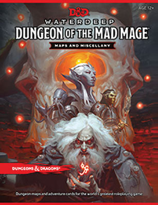 Dungeons and Dragons RPG: Waterdeep - Dungeon of the Mad Mage Map Pack - Bards & Cards