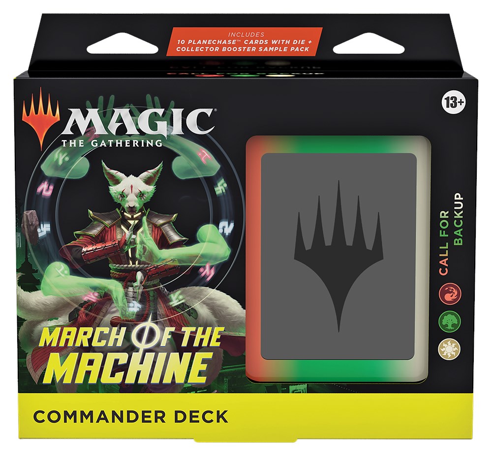 March of the Machine - Commander Deck (Call For Backup) - Bards & Cards