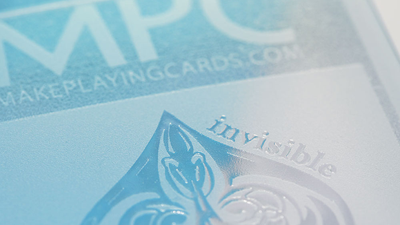 Invisible AQUA Playing Cards by MPC - Bards & Cards