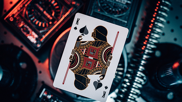 Star Wars Dark Side Silver Edition Playing Cards (Graphite Grey) by theory11 - Bards & Cards