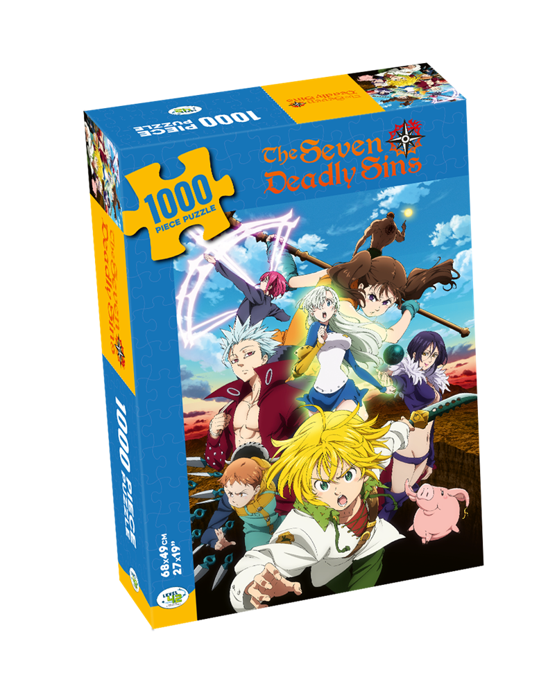 The Seven Deadly Sins Jigsaw Puzzle - Japanime Games - Bards & Cards