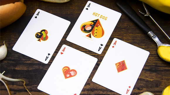 Hot Dog Playing Cards by Fast Food Playing Cards - Bards & Cards