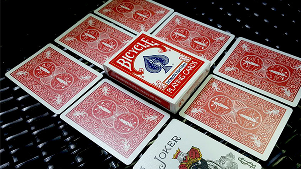 Honor Marked Bicycle Red Deck by JL Magic - Bards & Cards