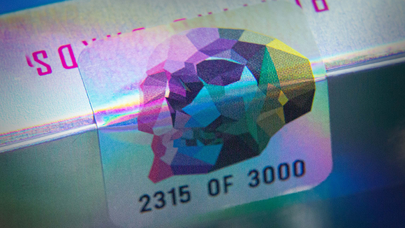 Limited Edition Memento Mori Holographic Playing Cards - Bards & Cards