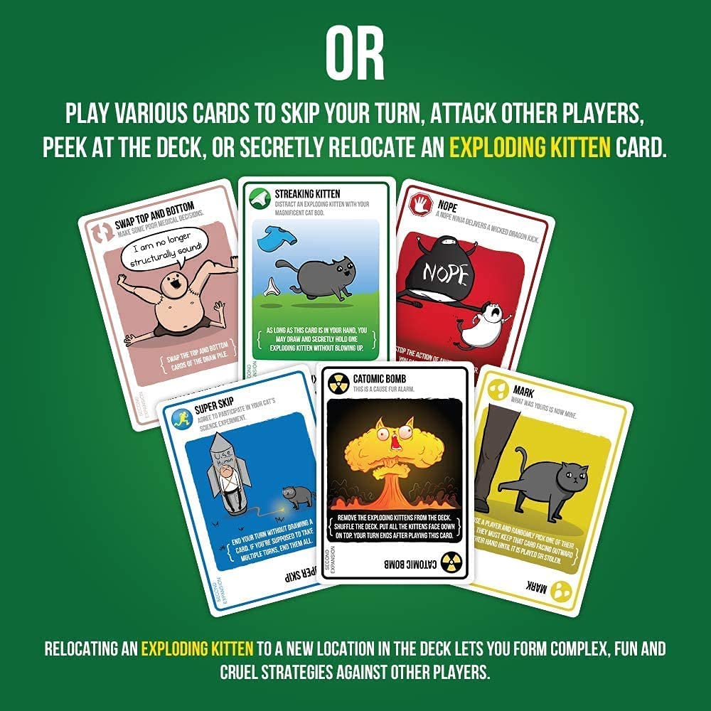 Exploding Kittens: Streaking Kittens Expansion - Bards & Cards