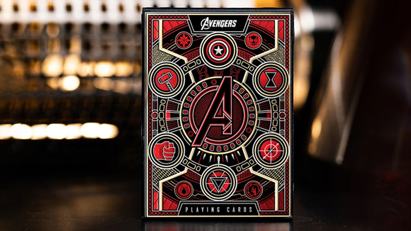 Avengers: Red Edition Playing Cards by theory11 - Bards & Cards