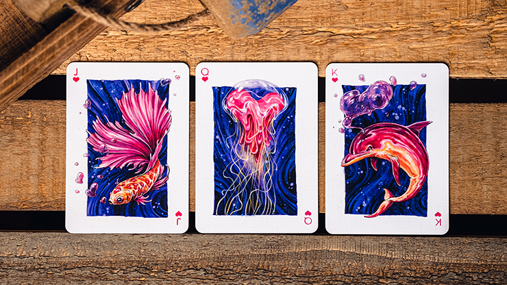 False Anchors V4 (Deep Sea) Playing Cards by Ryan Schlutz - Bards & Cards