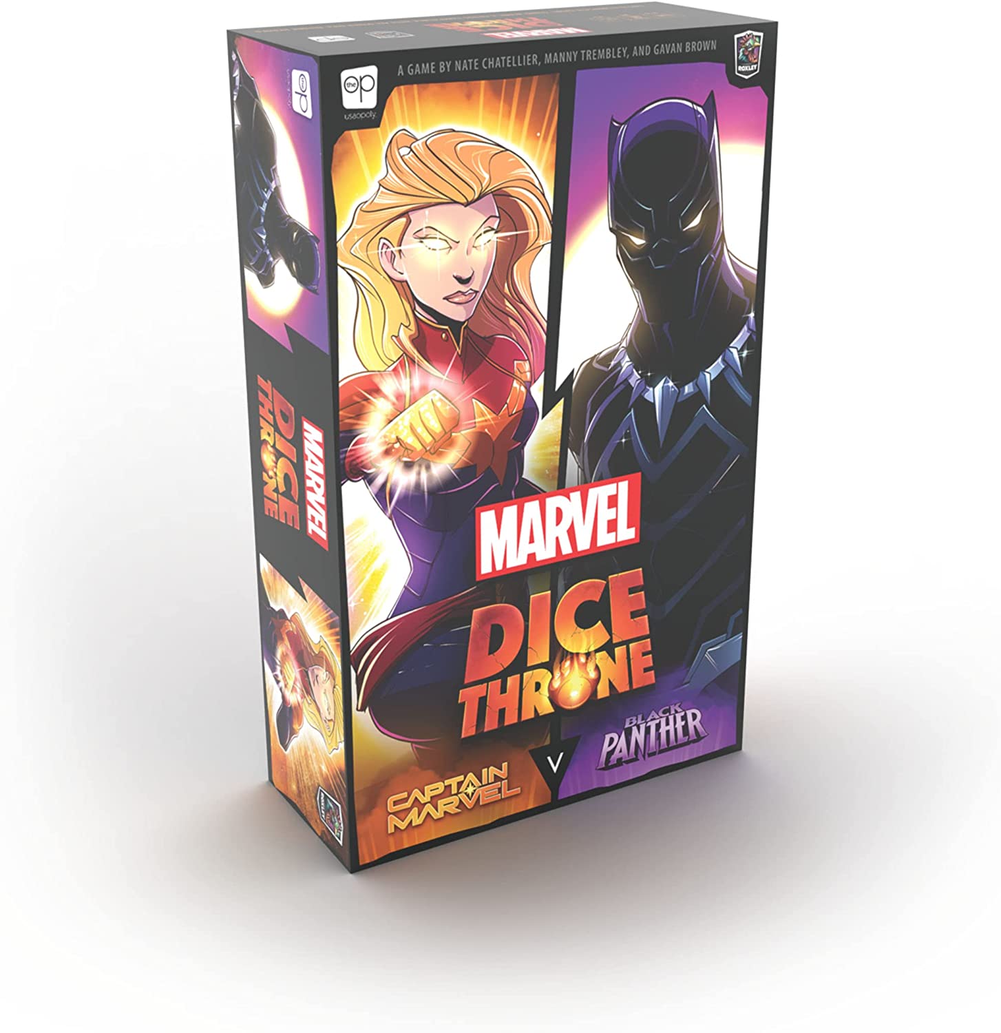Marvel Dice Throne: 2-Hero Box 1 (Captain Marvel, Black Panther) - Bards & Cards