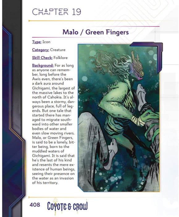 PREORDER: Coyote & Crow - A Science Fantasy RPG Set in an Uncolonized Future - Bards & Cards