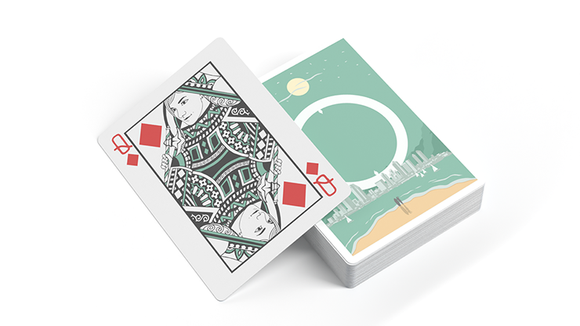 San Diego Skyline Playing Cards - CC Orbit 2nd Ed - Bards & Cards