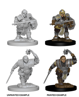 Dungeons & Dragons Nolzur's Marvelous Unpainted Miniatures: W02 Dwarf Fighter Female - Bards & Cards