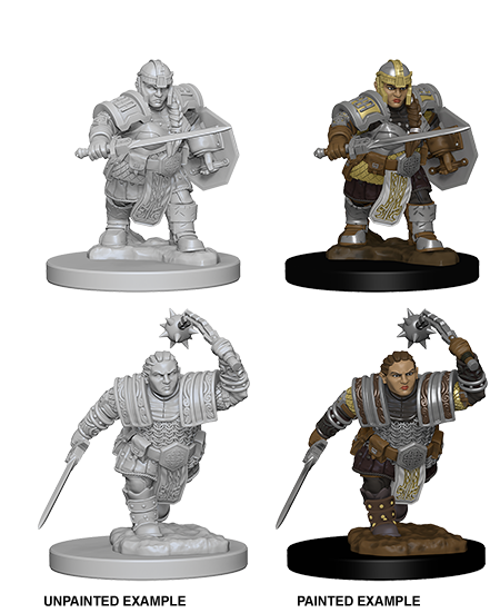 Dungeons & Dragons Nolzur's Marvelous Unpainted Miniatures: W02 Dwarf Fighter Female - Bards & Cards