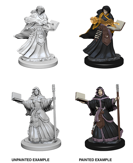 Dungeons & Dragons Nolzur`s Marvelous Unpainted Miniatures: W01 Human Female Wizard - Bards & Cards