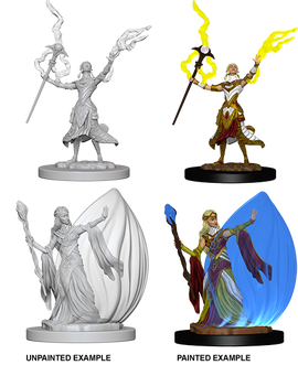 Dungeons & Dragons Nolzur`s Marvelous Unpainted Miniatures: W03 Elf Female Wizard - Bards & Cards