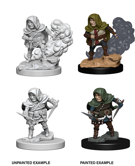 Dungeons & Dragons Nolzur`s Marvelous Unpainted Miniatures: W01 Halfling Male Rogue - Bards & Cards