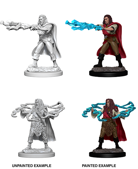 Dungeons & Dragons Nolzur's Marvelous Unpainted Miniatures: W01 Human Sorcerer Male - Bards & Cards