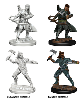Dungeons & Dragons Nolzur's Marvelous Unpainted Miniatures: W01 Human Ranger Male - Bards & Cards