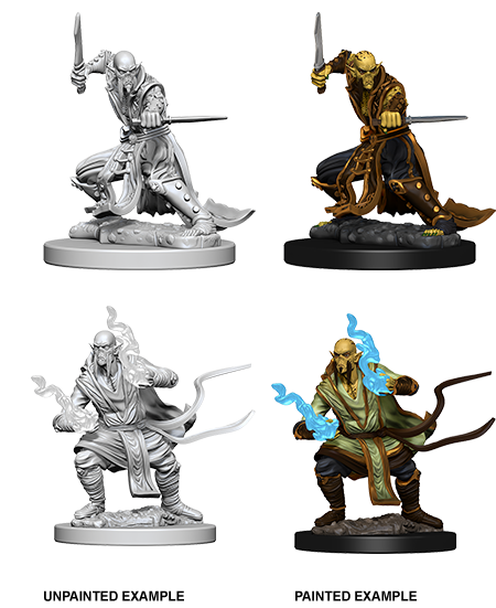 Dungeons & Dragons Nolzur's Marvelous Unpainted Miniatures: W05 Githzerai - Bards & Cards