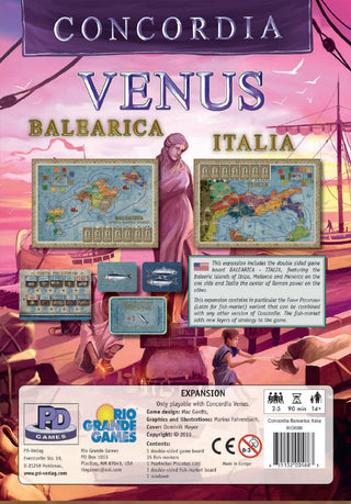 Concordia: Balearica and Italia Expansion - Bards & Cards