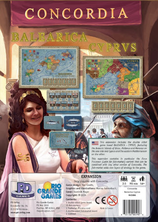Concordia: Balearica and Cyprus Expansion - Bards & Cards