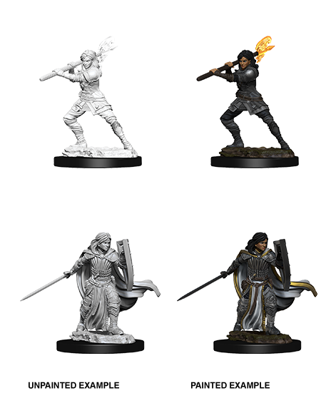 Dungeons & Dragons Nolzur's Marvelous Unpainted Miniatures: W10 Human Paladin Female - Bards & Cards