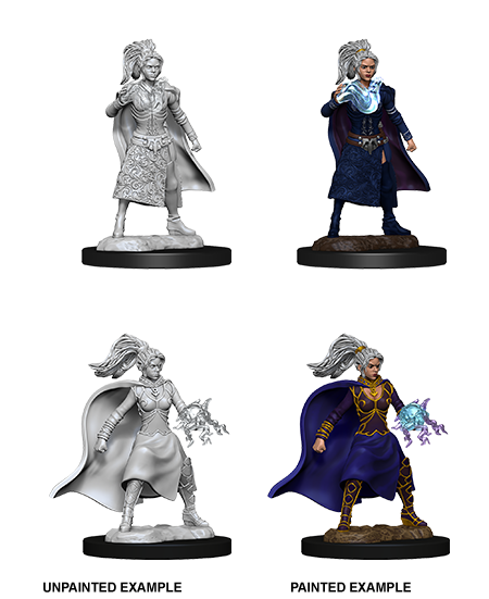Dungeons & Dragons Nolzur's Marvelous Unpainted Miniatures: W10 Human Sorcerer Female - Bards & Cards