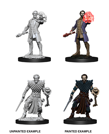 Dungeons & Dragons Nolzur's Marvelous Unpainted Miniatures: W10 Human Warlock Male - Bards & Cards