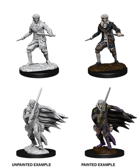 Pathfinder Deep Cuts Unpainted Miniatures: W10 Elf Rogue Male - Bards & Cards