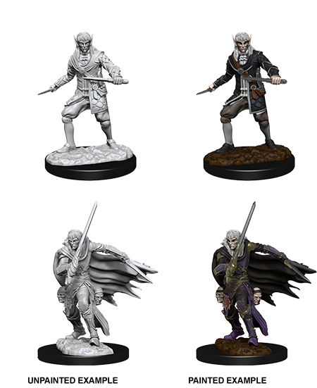 Pathfinder Deep Cuts Unpainted Miniatures: W10 Elf Rogue Male - Bards & Cards