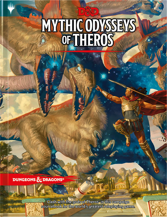 Dungeons and Dragons RPG: Mythic Odysseys of Theros Hard Cover - Bards & Cards