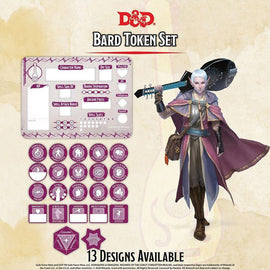 Dungeons and Dragons RPG: Bard Token Set - Bards & Cards