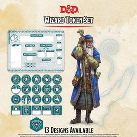 Dungeons and Dragons RPG: Wizard Token Set - Bards & Cards