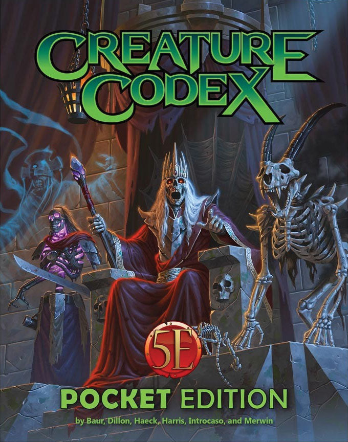 Creature Codex (Pocket Edition) (5E) - Bards & Cards