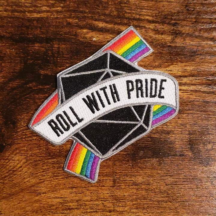 Roll with Pride Patch - Bards & Cards