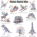 BEARUN 3D Coloring Puzzle Set - Bards & Cards